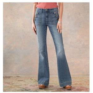 Driftwood flare jeans